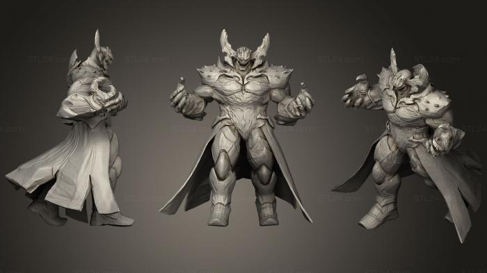 Статуэтки герои, монстры и демоны (Дормамму 2, STKM_0786) 3D модель для ЧПУ станка
